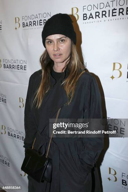 Actress Agathe de la Fontaine attends 'Monsieur & Madame Andelman' Premiere Hosted By Fondation Barriere at Cinema Elysee Biarritz on March 6, 2017...