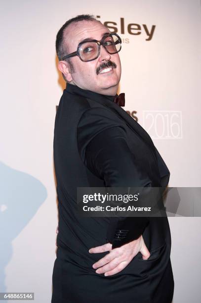 Spanish actor Carlos Areces attends the Fotogramas Magazine cinema awards 2017 at the Joy Eslava Club on March 6, 2017 in Madrid, Spain.