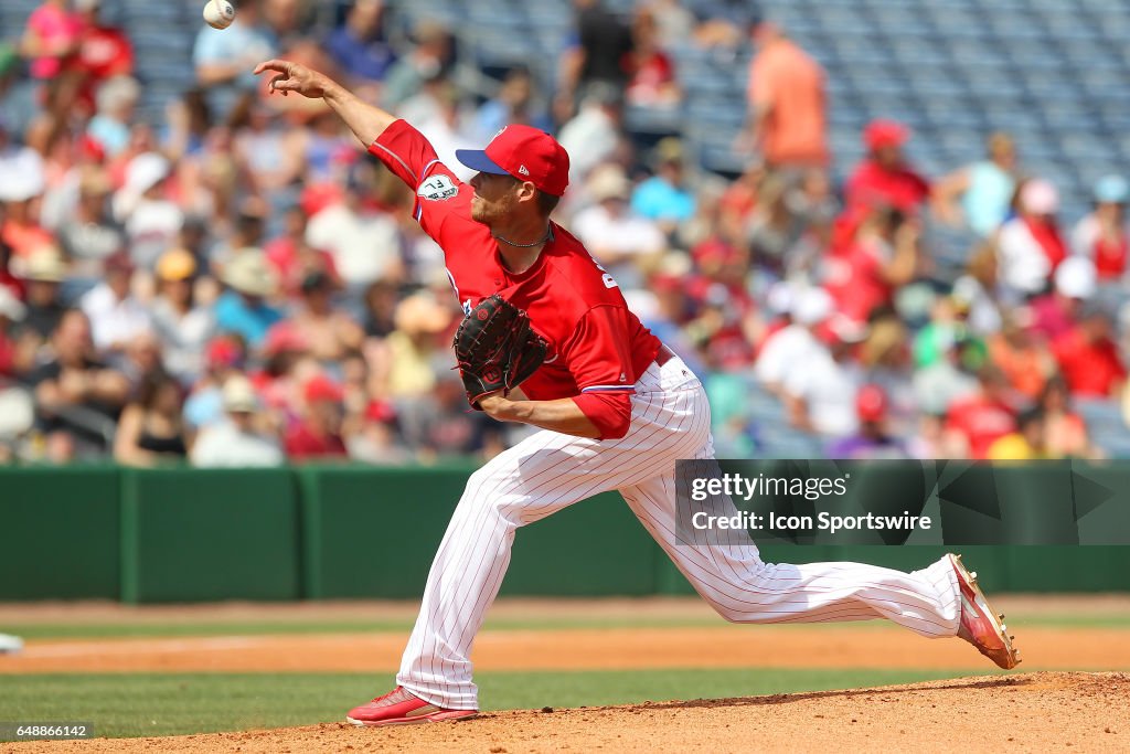 MLB: MAR 05 Spring Training - Tigers at Phillies