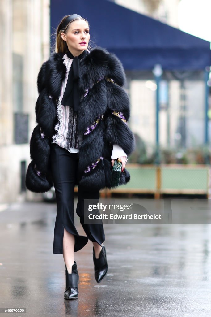 Street Style : Day Seven - Paris Fashion Week Womenswear Fall/Winter 2017/2018