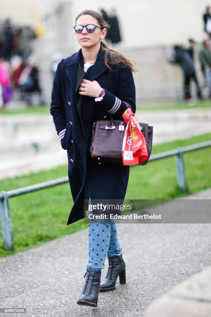 Street Style : Day Seven - Paris Fashion Week Womenswear Fall/Winter 2017/2018