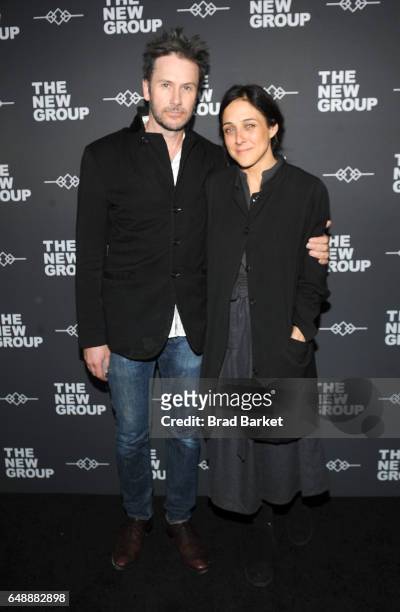 Josh Hamiton and Lily Thorne attend the 2017 New Group gala at Tribeca Rooftop on March 6, 2017 in New York City.