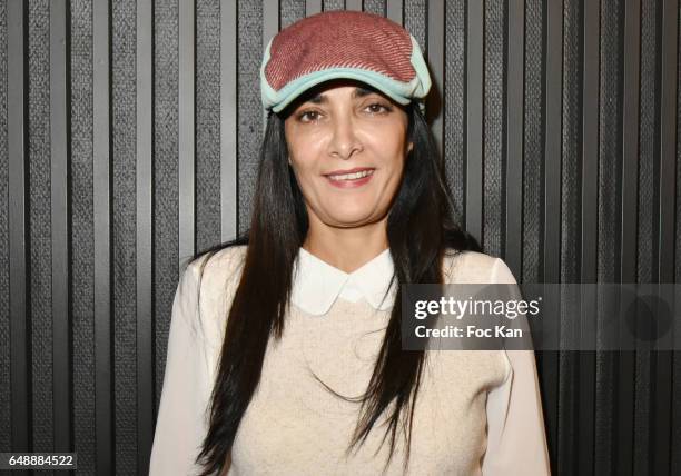 Fatima Adoum attends the Low Notes Premiere at Cinema St Andre des Arts on March 06, 2017 in Paris, France.