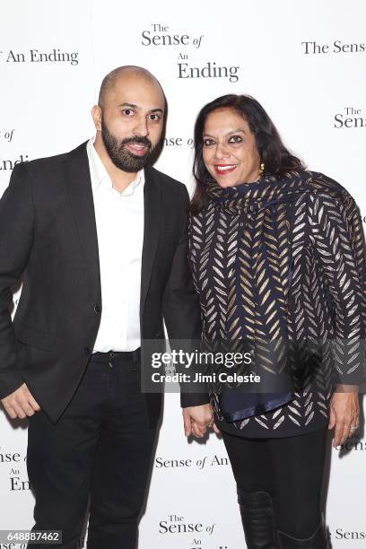 Ritesh Batra and Mira Nair attend "The Sense Of An Ending" New York Screening at The Museum of Modern Art on March 6, 2017 in New York City.