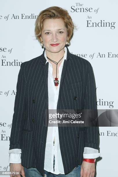 Francesca Faridany attends "The Sense Of An Ending" New York Screening at The Museum of Modern Art on March 6, 2017 in New York City.