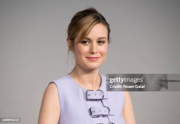 Actress Brie Larson attends a panel during the 'Kong: Skull Island' cast presentation at Apple Store Soho on March 6, 2017 in New York City.