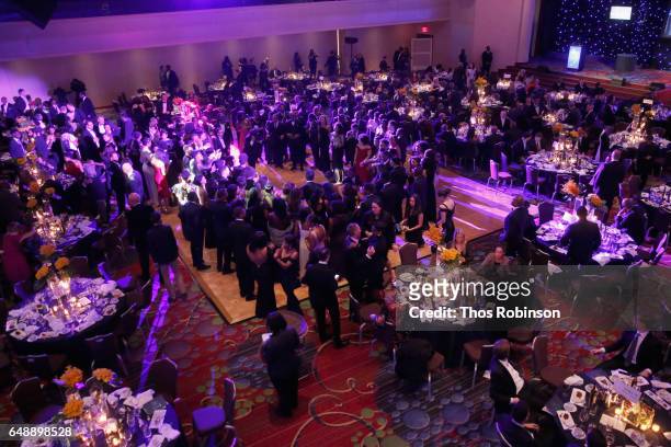 Guests attend the Jackie Robinson Foundation 2017 Annual Robie Awards Dinner at Marriott Marquis Times Square on March 6, 2017 in New York City.