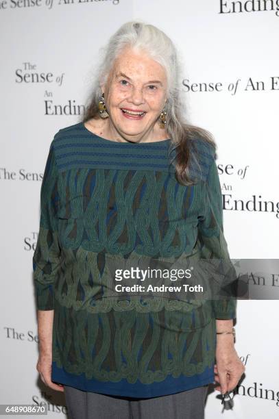 Lois Smith attends "The Sense Of An Ending" New York screening at The Museum of Modern Art on March 6, 2017 in New York City.