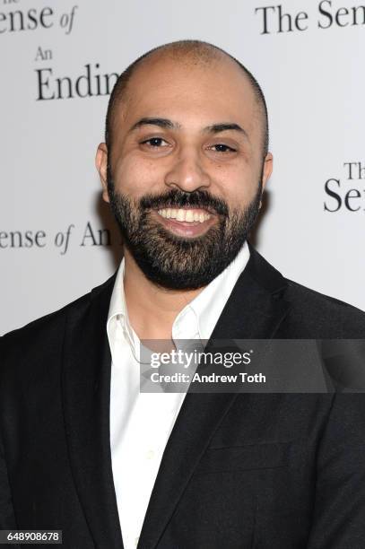 Ritesh Batra attends "The Sense Of An Ending" New York screening at The Museum of Modern Art on March 6, 2017 in New York City.