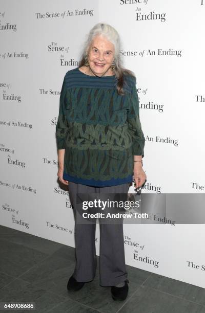 Lois Smith attends "The Sense Of An Ending" New York screening at The Museum of Modern Art on March 6, 2017 in New York City.