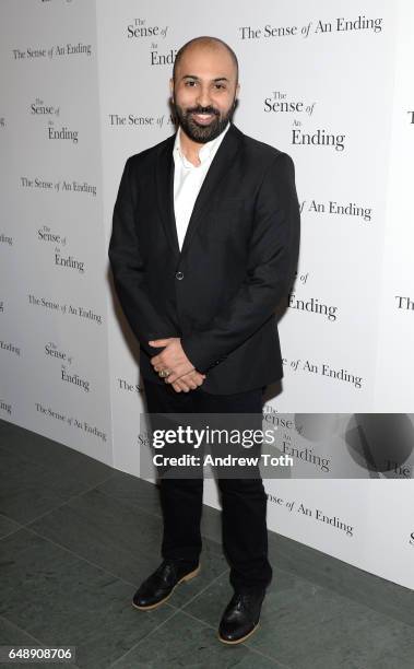 Ritesh Batra attends "The Sense Of An Ending" New York screening at The Museum of Modern Art on March 6, 2017 in New York City.