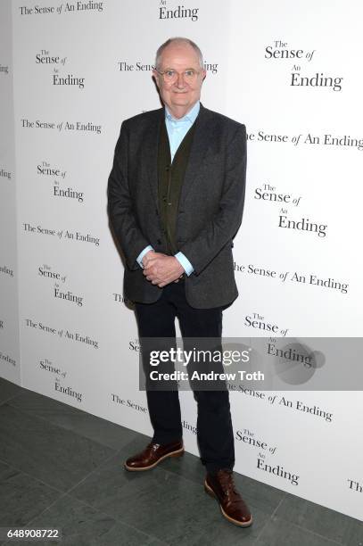 Jim Broadbent attends "The Sense Of An Ending" New York screening at The Museum of Modern Art on March 6, 2017 in New York City.