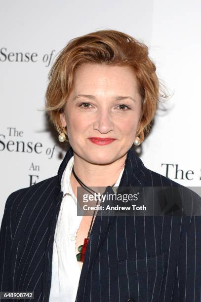 Francesca Faridany attends "The Sense Of An Ending" New York screening at The Museum of Modern Art on March 6, 2017 in New York City.