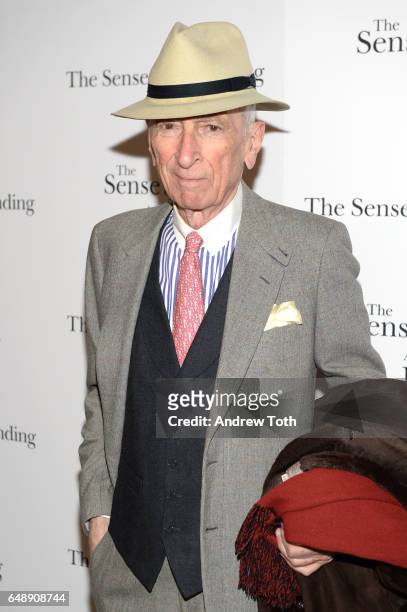 Gay Talese attends "The Sense Of An Ending" New York screening at The Museum of Modern Art on March 6, 2017 in New York City.