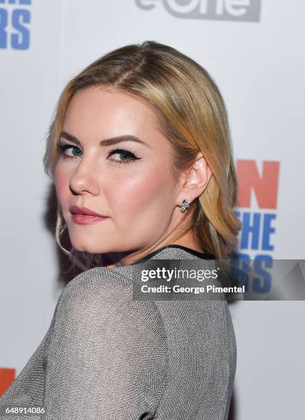 Actress Elisha Cuthbert attends "Goon: Last Of The Enforcers" Premiere at Scotiabank Theatre on March 6, 2017 in Toronto, Canada.