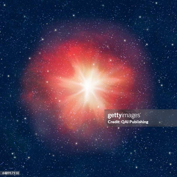 Supernova, A supergiant that collapses onto itself and explodes with such force that it releases more energy than millions of suns.