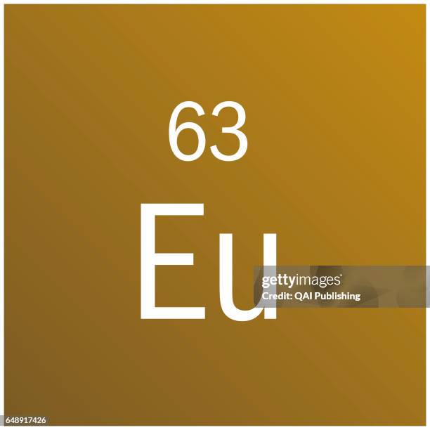 Europium, The most reactive metal of the lanthanide group; it is used especially in television screens and nuclear reactors .