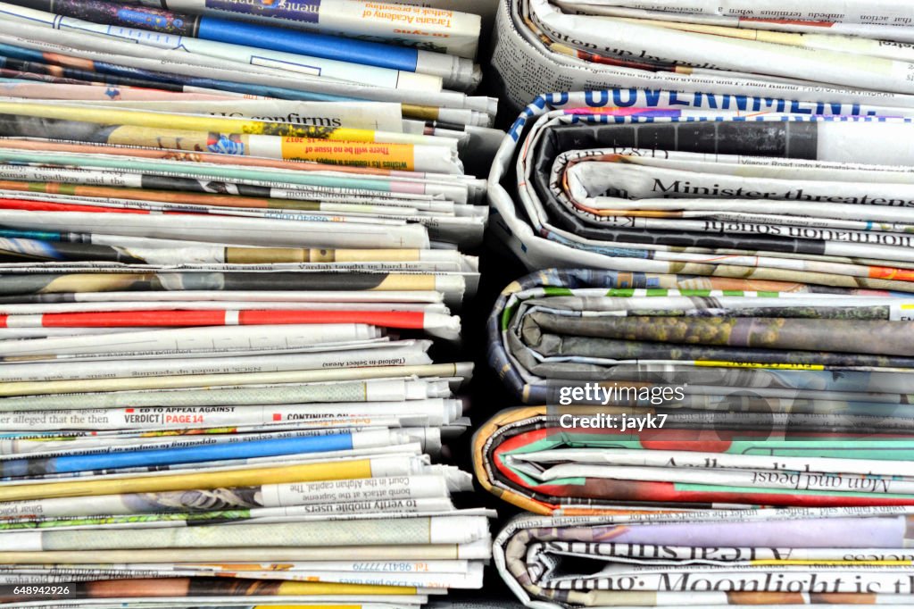 Newspaper Stack