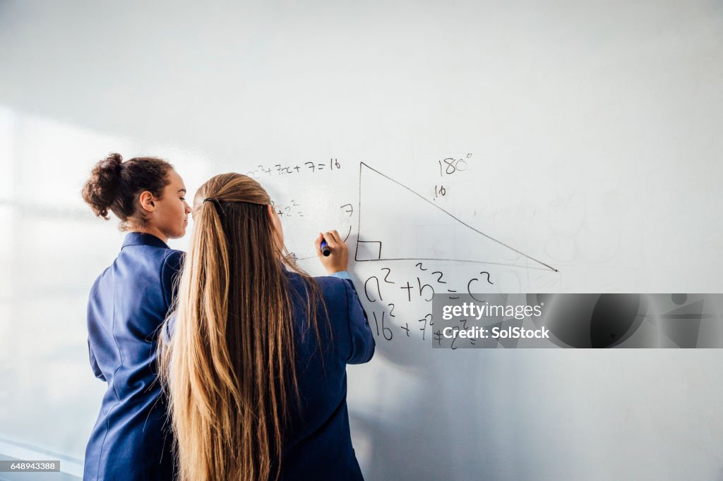 Math Soling Solving A Mathematics Problem High-Res Stock Photo - Getty Images