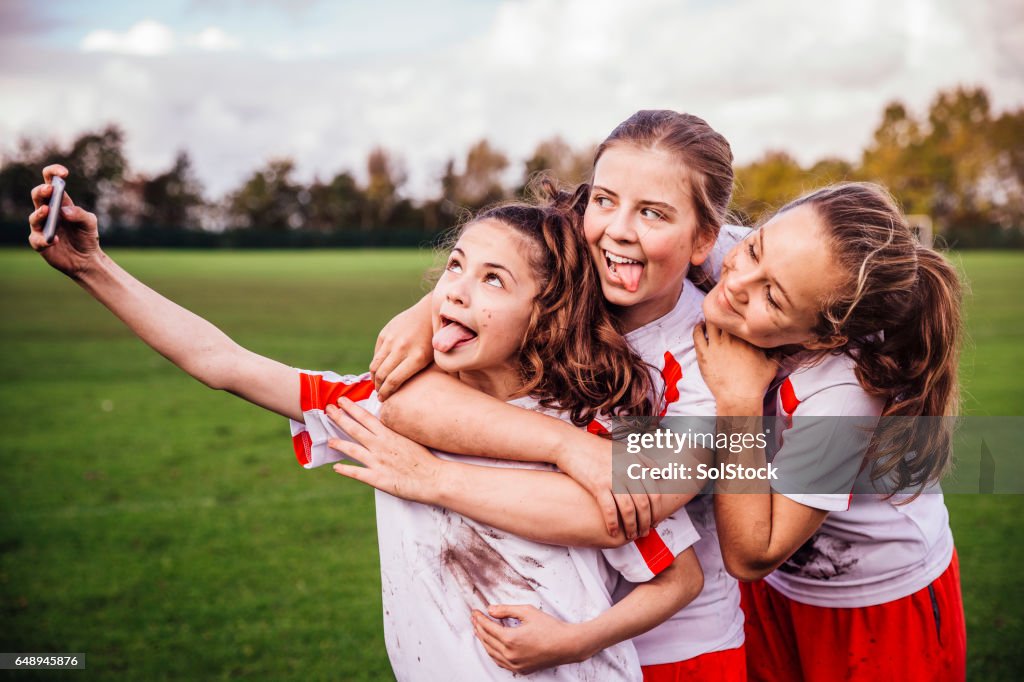 Sport Girl Selfie