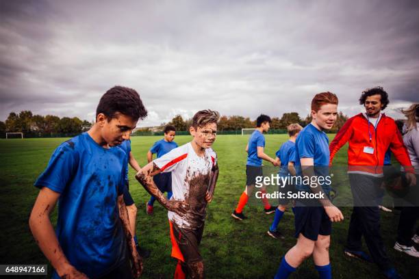 un altro gioco di successo - rugby sport foto e immagini stock