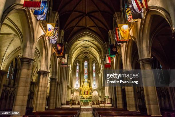 the american cathedral in paris - episcopal conference stock pictures, royalty-free photos & images
