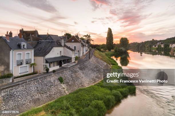 sunrise. amboise, indre-et-loire, - indre et loire stock-fotos und bilder