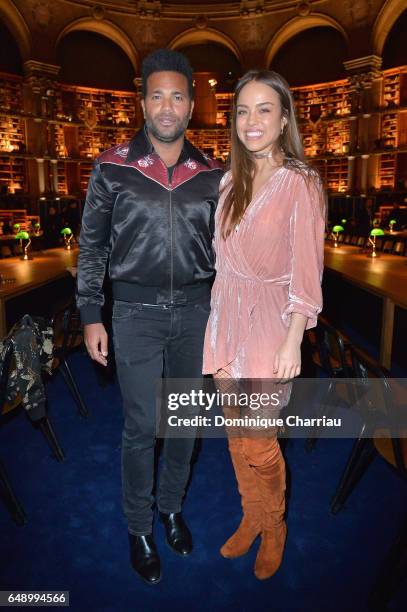 Guests attend the FENTY PUMA by Rihanna show as part of the Paris Fashion Week Womenswear Fall/Winter 2017/2018 on March 6, 2017 in Paris, France.