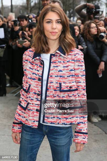 Sofia Coppola arrives at the Chanel show as part of the Paris Fashion Week Womenswear Fall/Winter 2017/2018 on March 7, 2017 in Paris, France.