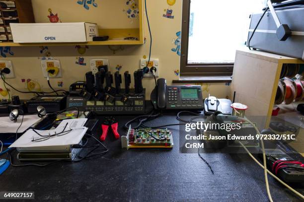 Telecom Connection Bench Electronics Work Bench Photos and Premium High Res Pictures - Getty Images