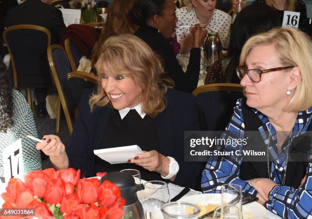 Eve Pollard attends Theirworld #RewritingTheCode International Women's Day Breakfast 2017 at The Institute of Directors on March 7, 2017 in London,...