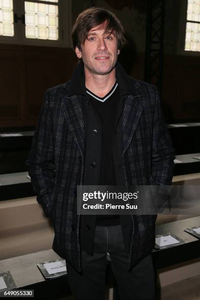 Thomas Dutronc attends the Agnes B show as part of the Paris Fashion Week Womenswear Fall/Winter 2017/2018 on March 7, 2017 in Paris, France.