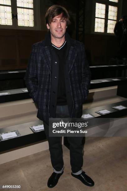 Thomas Dutronc attends the Agnes B show as part of the Paris Fashion Week Womenswear Fall/Winter 2017/2018 on March 7, 2017 in Paris, France.