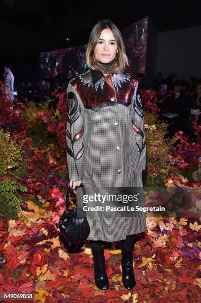 Miroslava Duma attends the Moncler Gamme Rouge show as part of the Paris Fashion Week Womenswear Fall/Winter 2017/2018 on March 7, 2017 in Paris,...