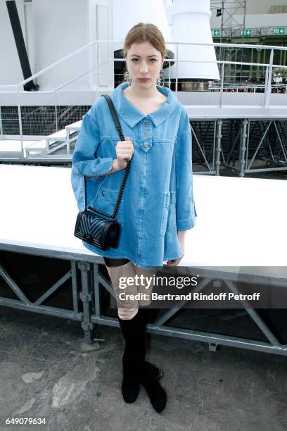 Sigrid Bouaziz attends the Chanel show as part of the Paris Fashion Week Womenswear Fall/Winter 2017/2018 on March 7, 2017 in Paris, France.