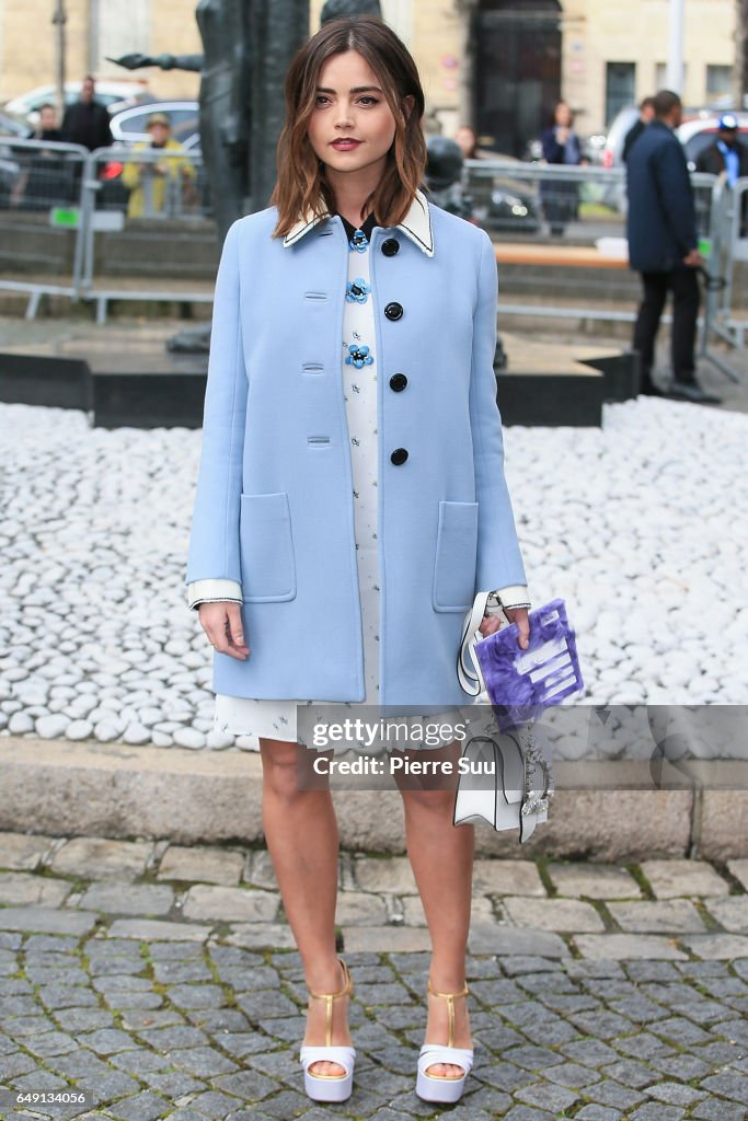 Miu Miu : Outside Arrivals - Paris Fashion Week Womenswear Fall/Winter 2017/2018