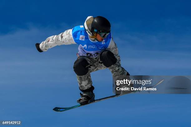 Clemens Schattschneider of Austria in action during slopestyle training during previews of the FIS Freestyle Ski & Snowboard World Championships 2017...