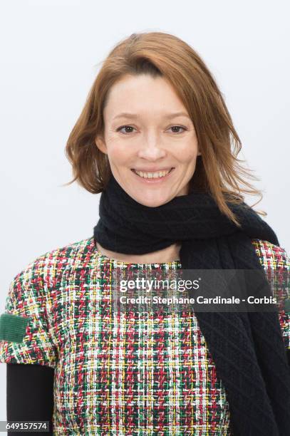 Audrey Marnay attends the Chanel show as part of the Paris Fashion Week Womenswear Fall/Winter 2017/2018 on March 7, 2017 in Paris, France.