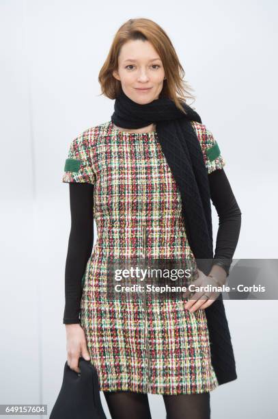 Audrey Marnay attends the Chanel show as part of the Paris Fashion Week Womenswear Fall/Winter 2017/2018 on March 7, 2017 in Paris, France.