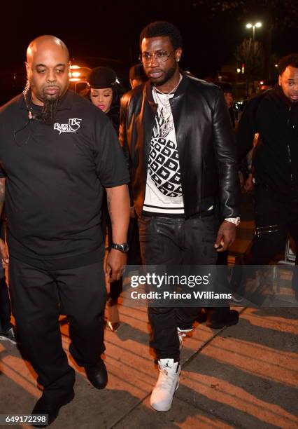 Gucci Mane attends Ralo Signing Party Hosted By Gucci Mane at Josephine Lounge on March 6, 2017 in Atlanta, Georgia.