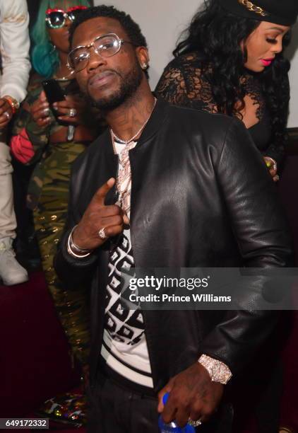 Gucci Mane attends Ralo Signing Party Hosted By Gucci Mane at Josephine Lounge on March 6, 2017 in Atlanta, Georgia.