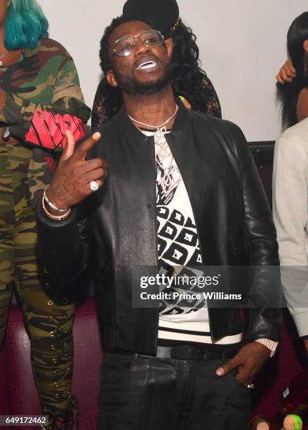 Gucci Mane attends Ralo Signing Party Hosted By Gucci Mane at Josephine Lounge on March 6, 2017 in Atlanta, Georgia.