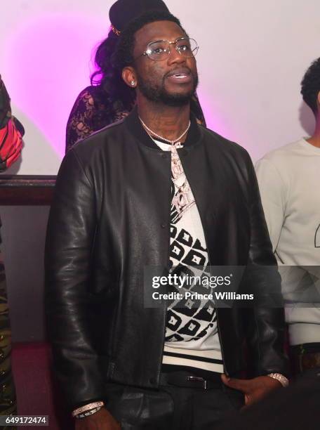 Gucci Mane attends Ralo Signing Party Hosted By Gucci Mane at Josephine Lounge on March 6, 2017 in Atlanta, Georgia.