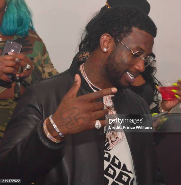 Gucci Mane attends Ralo Signing Party Hosted By Gucci Mane at Josephine Lounge on March 6, 2017 in Atlanta, Georgia.