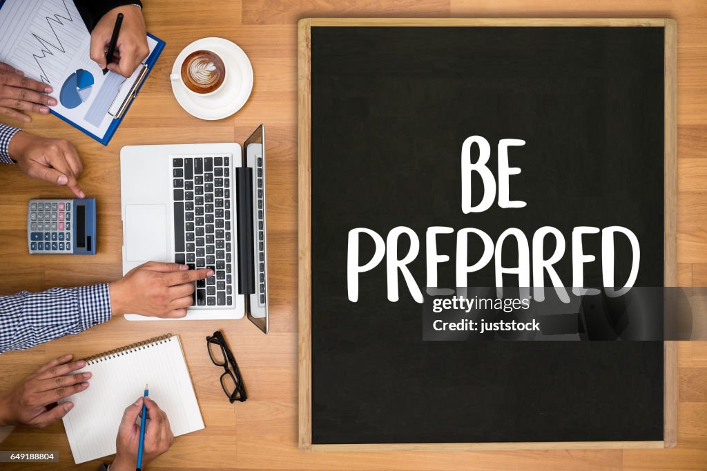 Plan Prepared Be Prepared Concept Preparation Is The Key Plan Prepare Perform High ...