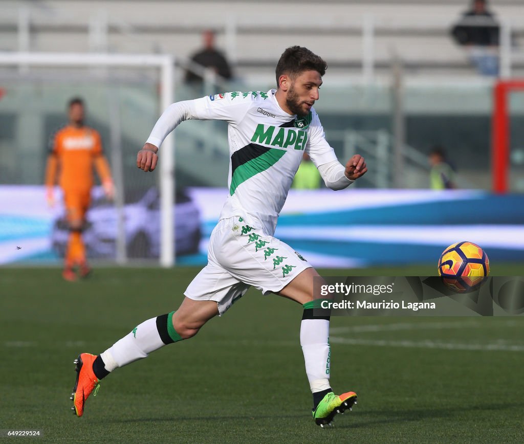 FC Crotone v US Sassuolo - Serie A