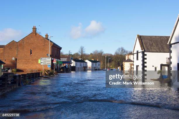 flooding in appleby. - appleby stock-fotos und bilder