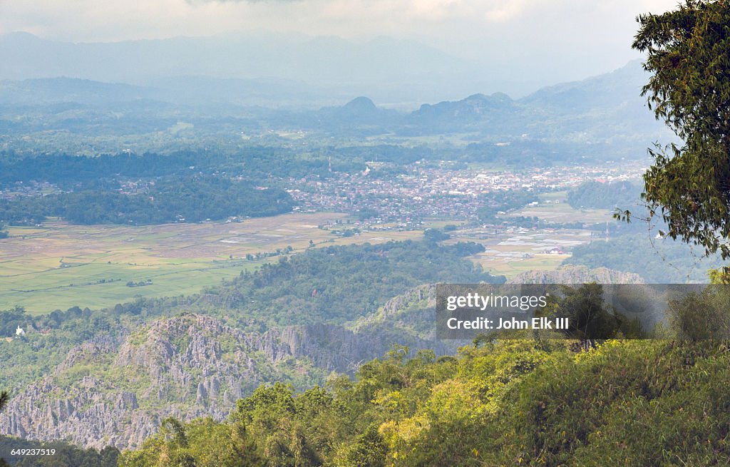 Rantepao, town from above