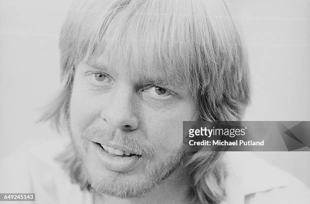 English composer and keyboard player Rick Wakeman, August 1980.