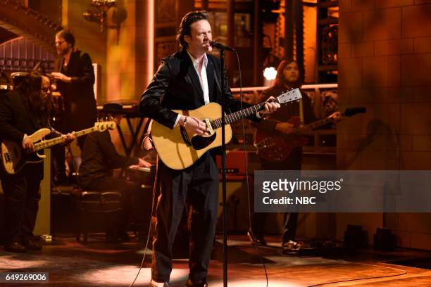 Octavia Spencer" Episode 1719 -- Pictured: Musical guest Father John Misty performs on March 4, 2017 --